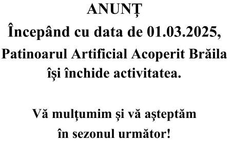 Patinoar Braila - Adresa